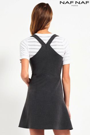 Naf Naf Sleeveless Pinafore Dress